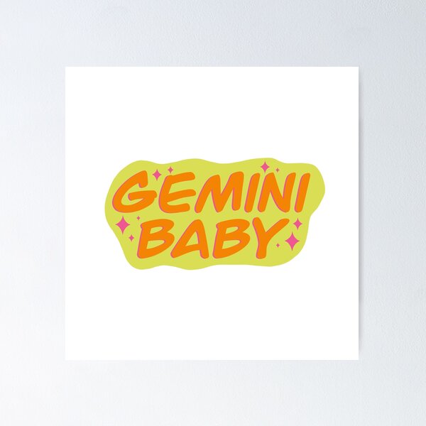 Item preview, Bebé Géminis – Estética del signo zodiacal amarillo designed and sold by PlotLines.
