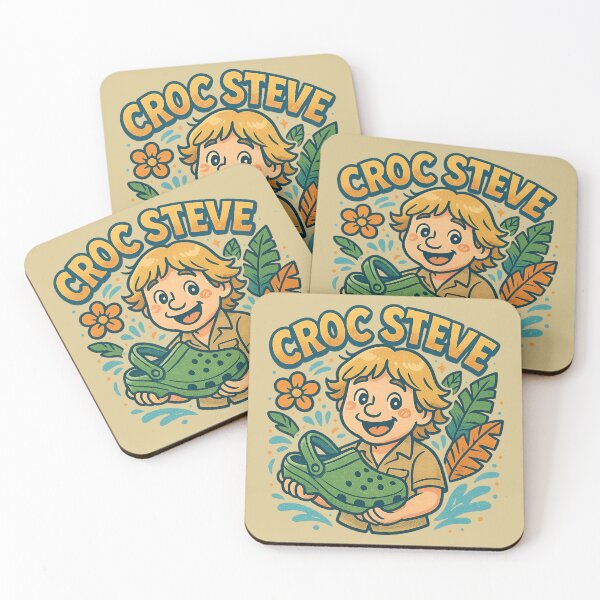 Item preview, Croc Steve – Funny Crocs & Wildlife Mashup designed and sold by GirlyPopped.