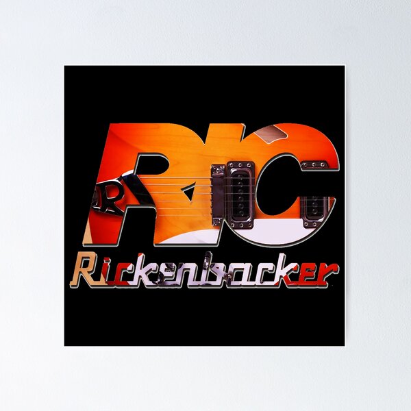 RIC Rickenbacker Electric guitars USA Poster