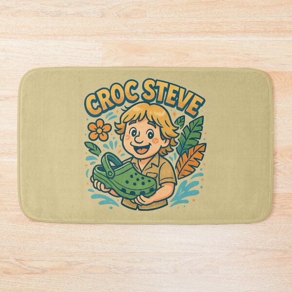 Item preview, Croc Steve – Funny Crocs & Wildlife Mashup designed and sold by GirlyPopped.
