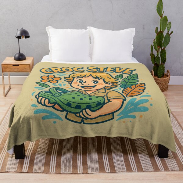 Item preview, Croc Steve – Funny Crocs & Wildlife Mashup designed and sold by GirlyPopped.