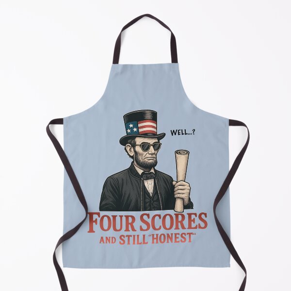 Item preview, Abraham Lincoln – Four Scores and Still "Honest" on white designed and sold by Neonyx2020.