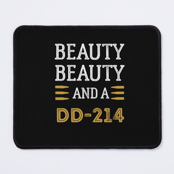Item preview, Beauty Brains DD-214 Woman Veteran Pride Quote designed and sold by Dzeery.