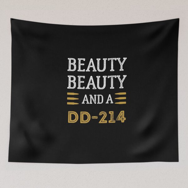 Item preview, Beauty Brains DD-214 Woman Veteran Pride Quote designed and sold by Dzeery.