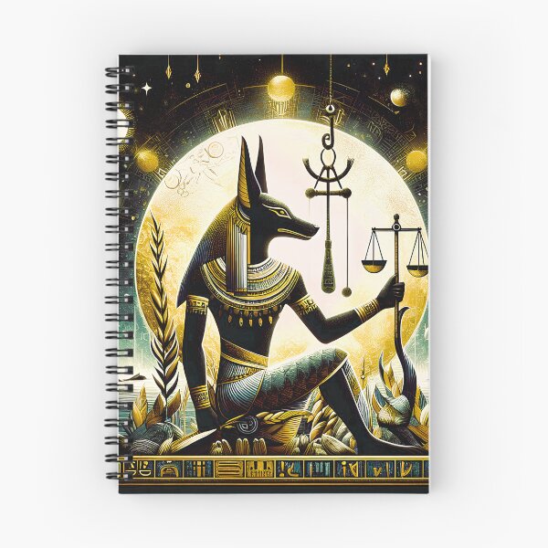 Item preview, Egyptian Zodiac: Anubis | Mystical Underworld Wall Art  designed and sold by Stoneflower-Art.