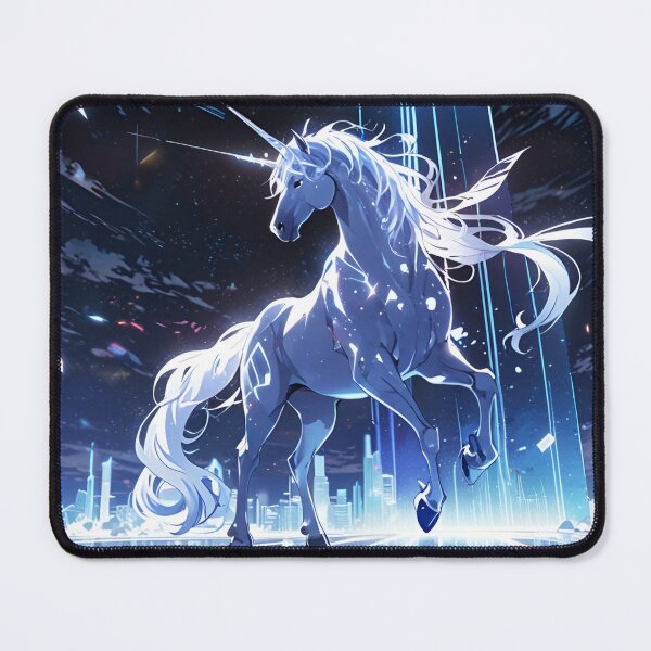 Item preview, A Graceful Pearlescent Unicorn With A Resonator designed and sold by SolarLove1.