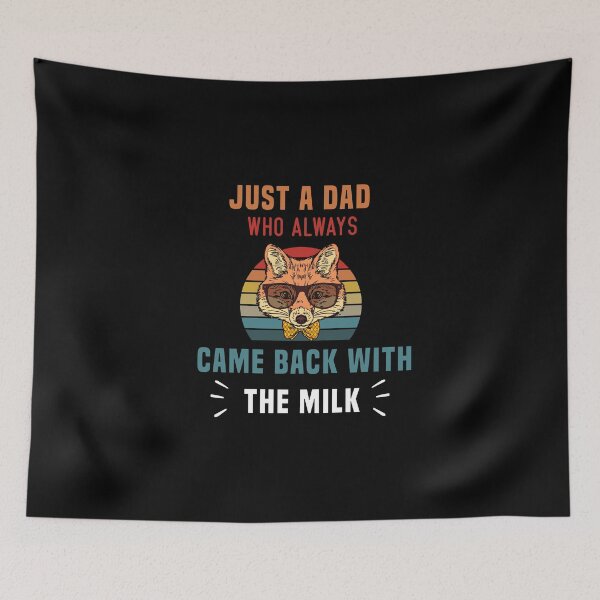Item preview, Funny Dad Joke Humor Reliable Father Retro Milk designed and sold by Dzeery.