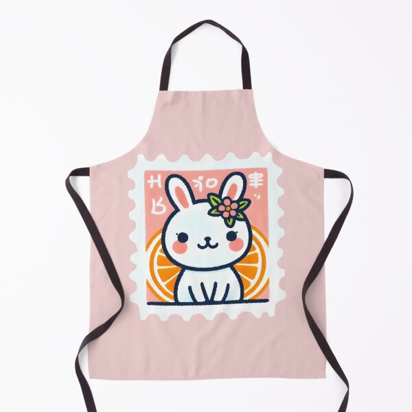 Item preview, Vintage Japanese Bunny Stamp – Pastel Kawaii Style designed and sold by EmeraldeaArt.
