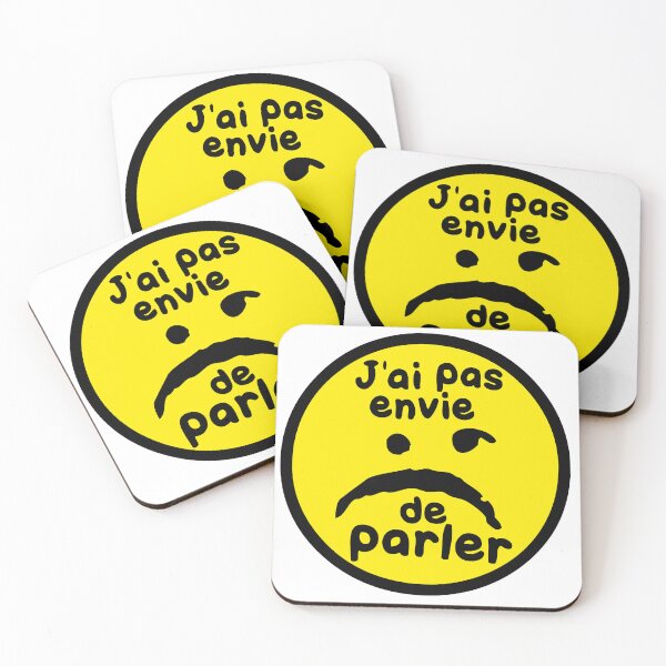 Item preview, I don't want to talk smiley designed and sold by Achille3777.