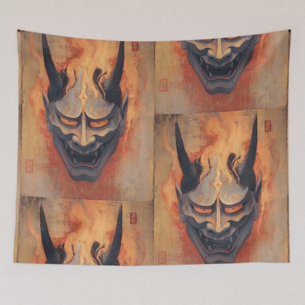 Item preview, Noh Theater Hannya Mask designed and sold by bapupa.