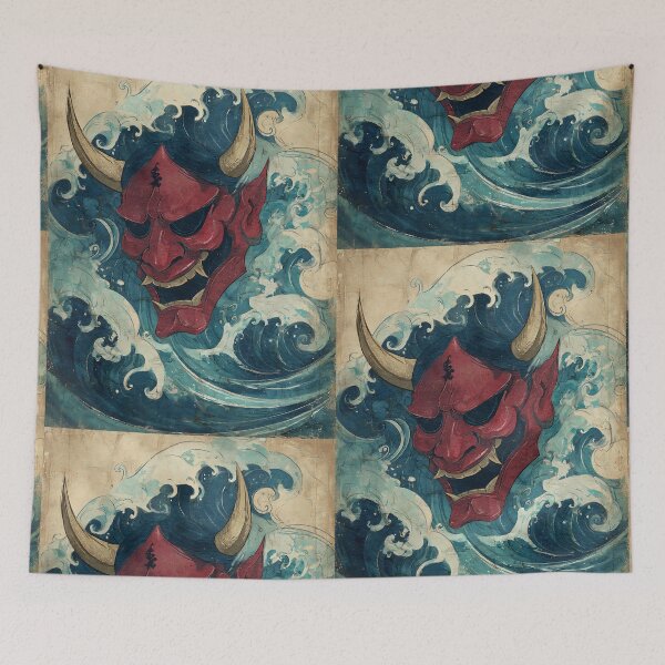 Item preview, Demon Hannya Mask designed and sold by bapupa.
