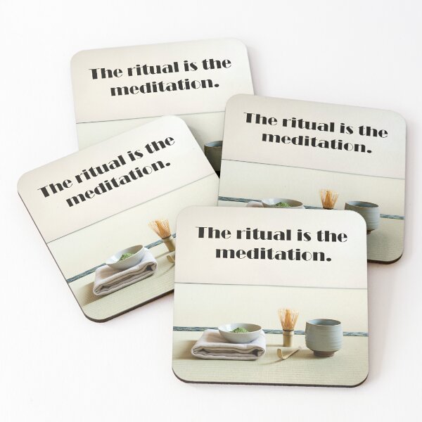 Item preview, The ritual is the meditation. Zen picture designed and sold by GCBTienda.