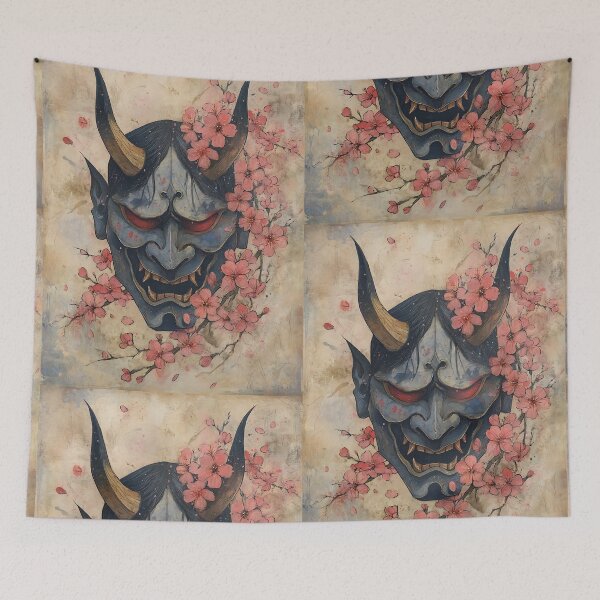 Item preview, Japanese Folklore Hannya Mask designed and sold by bapupa.