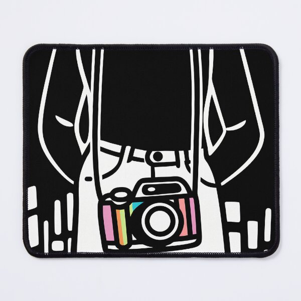 Item preview, Stylized Person with Colorful Camera Illustration designed and sold by ART ATTACK ZONE.