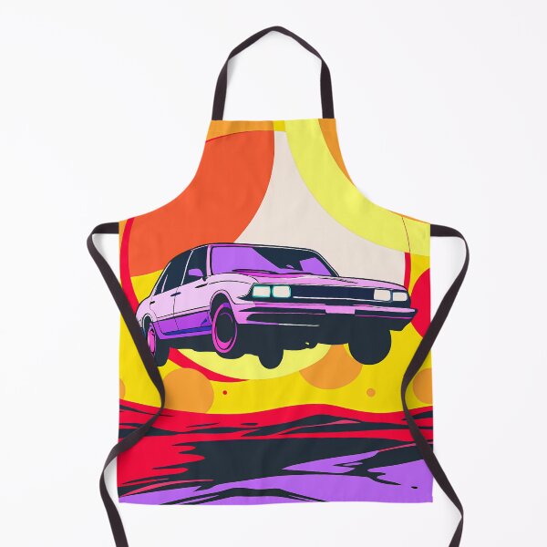 Item preview, Stylized Car Floating in Abstract Landscape designed and sold by ART ATTACK ZONE.
