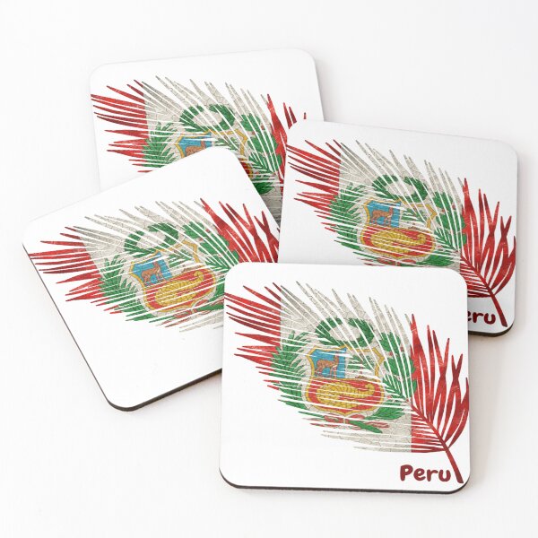 Item preview, Abstract Flag of Peru – Feather Design designed and sold by ArteJorge48.