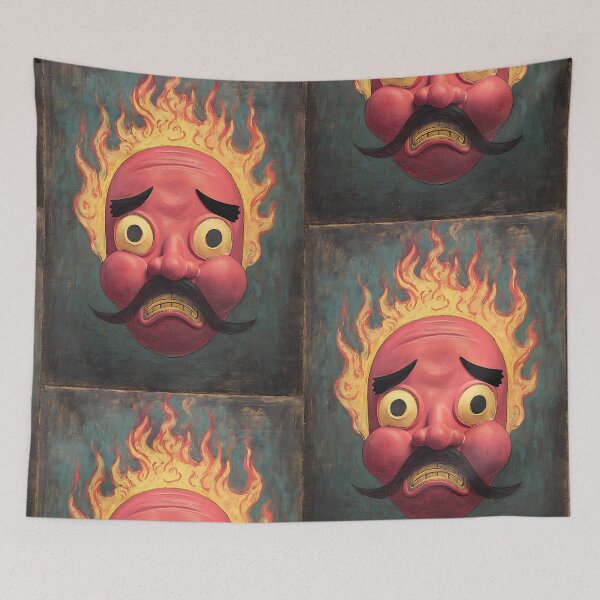 Item preview, Comedy Hyottoko Mask designed and sold by bapupa.