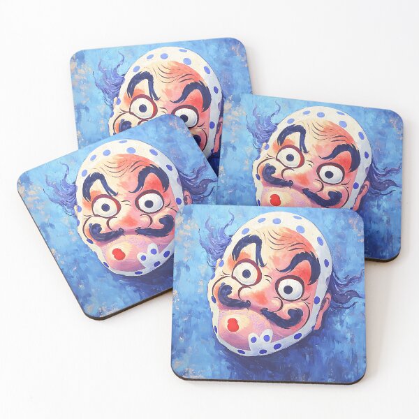 Item preview, Folk Dance Hyottoko Mask designed and sold by bapupa.