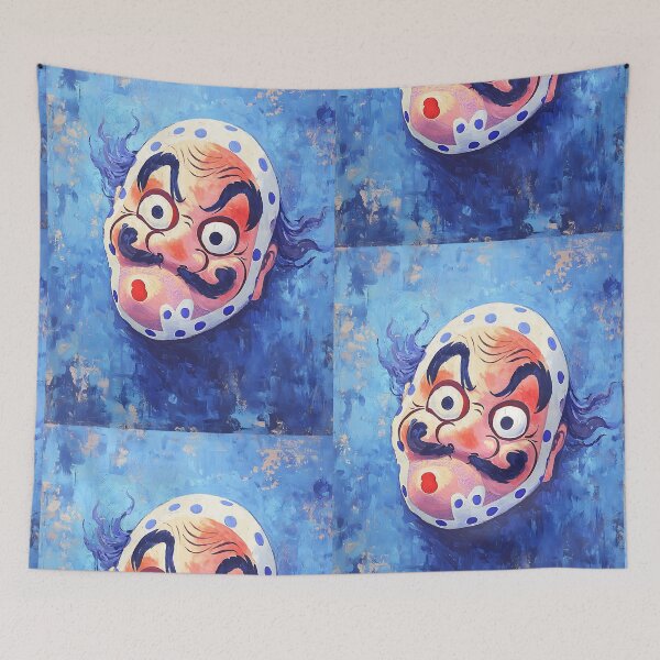Item preview, Folk Dance Hyottoko Mask designed and sold by bapupa.
