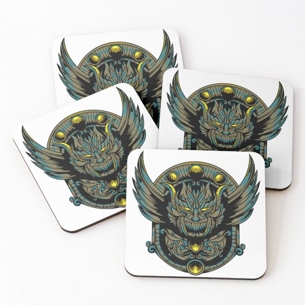 Item preview, Winged Demon Guardian with Glowing Eyes designed and sold by IsharaArtistry.