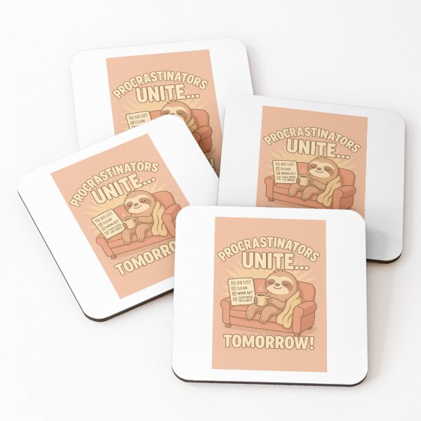 Item preview, Procrastonators unite... tomorrow designed and sold by PunnnyPrints.