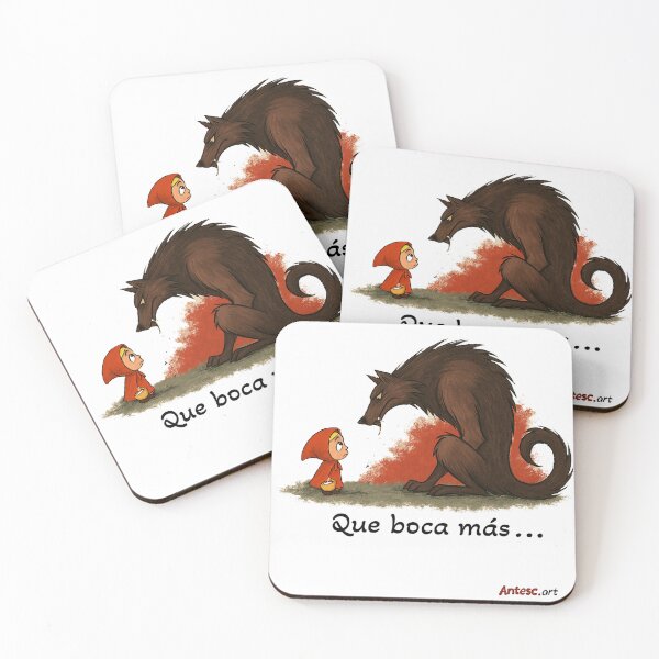 Item preview, Caperucita frente al lobo feroz designed and sold by antesc-art.