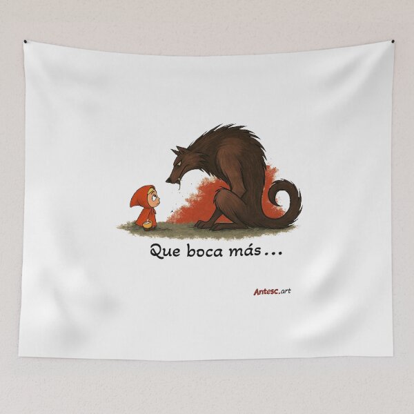 Item preview, Little Red Riding Hood and the Big Bad Wolf designed and sold by antesc-art.