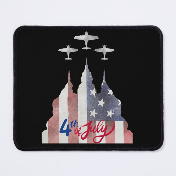 Item preview, 4th of July Capitol Flyover Patriotic Vintage T-Shirt Design designed and sold by FestivityFinds.