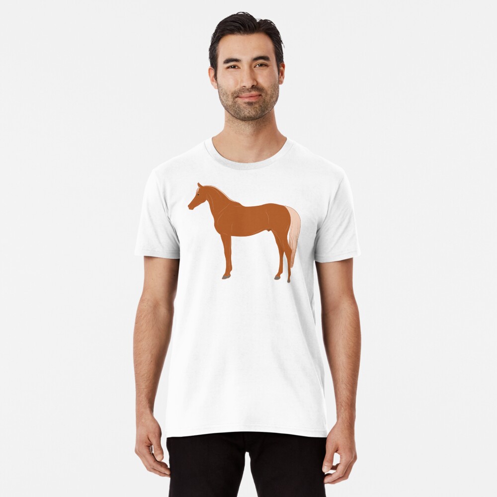 Aperçu de l'œuvre T-shirt premium créée et vendue par WebEquitation.