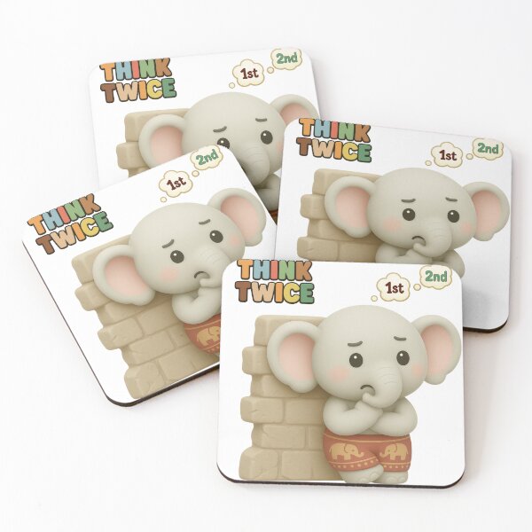 Item preview, Think Twice – Thai Elephant Moments designed and sold by cybos.
