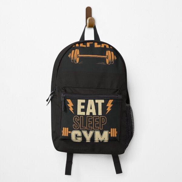 Item preview, “Eat Sleep Gym Repeat | Fitness Motivation Gym Tee” designed and sold by The-Daily-Drape.