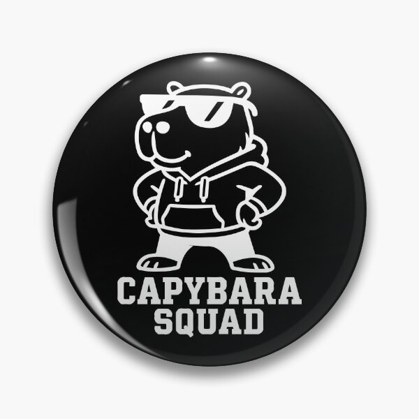 Item preview, Capybara Squad Hoodie Sunglasses Funny Animal Gang designed and sold by Dazeville Studio1541 .