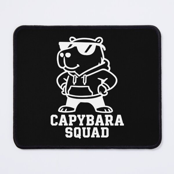 Item preview, Capybara Squad Hoodie Sunglasses Funny Animal Gang designed and sold by Dazeville Studio1541 .