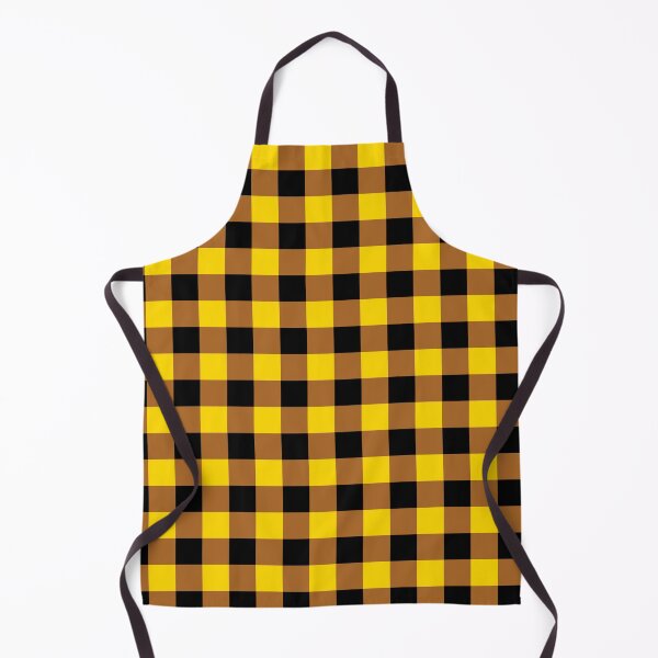Item preview, Yellow Brown Black Plaid Check Pattern Design designed and sold by PatternTitan.