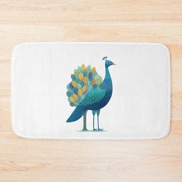 Item preview, Wonderful detailed peacock gond art designed and sold by wonderisland.