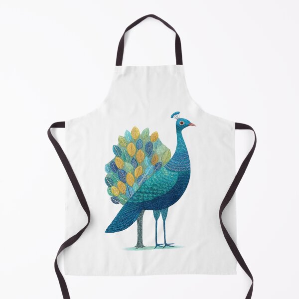 Item preview, Wonderful detailed peacock gond art designed and sold by wonderisland.