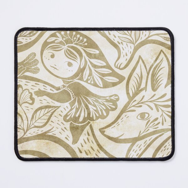Item preview, Little girl riding a fox designed and sold by Gaia Marfurt.