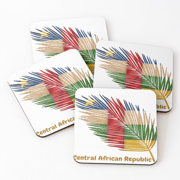 Item preview, Abstract Flag of the Central African Republic – Feather Design designed and sold by ArteJorge48.