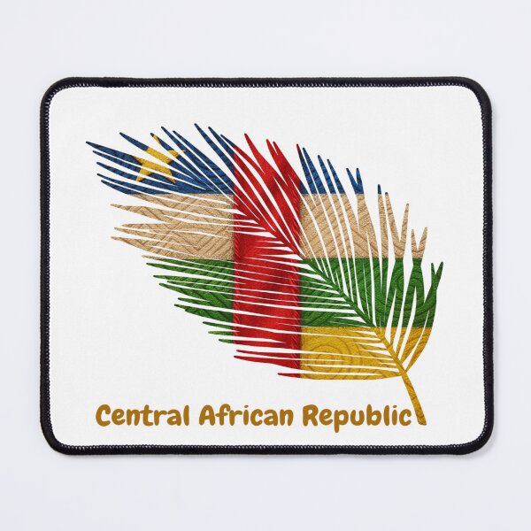Item preview, Abstract Flag of the Central African Republic – Feather Design designed and sold by ArteJorge48.