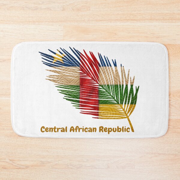 Item preview, Abstract Flag of the Central African Republic – Feather Design designed and sold by ArteJorge48.