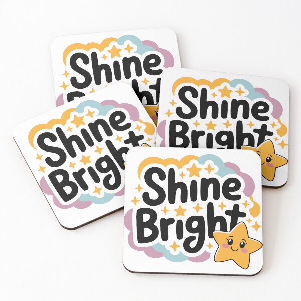 Item preview, Smiling Star Sticker With Shine Bright designed and sold by DiNata.