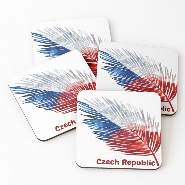 Item preview, Abstract Flag of the Czech Republic – Feather Design designed and sold by ArteJorge48.
