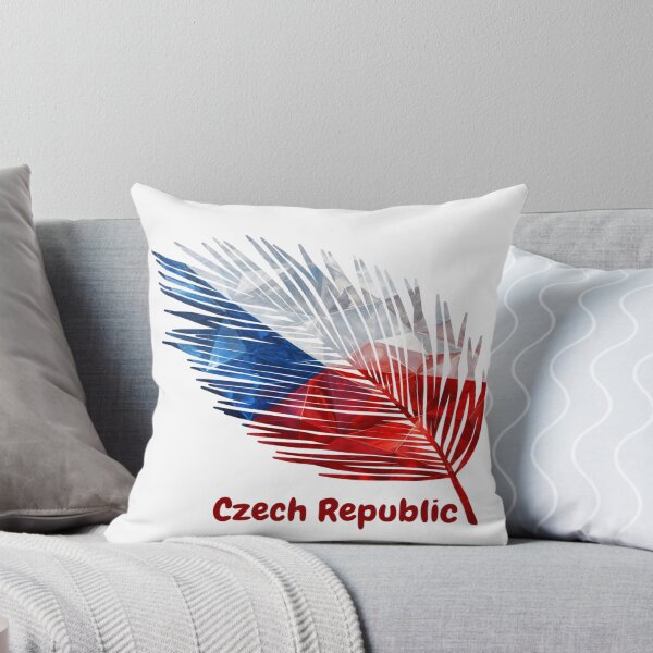 Item preview, Abstract Flag of the Czech Republic – Feather Design designed and sold by ArteJorge48.