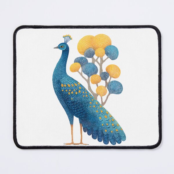 Item preview, Wonderful detailed peacock gond art designed and sold by wonderisland.