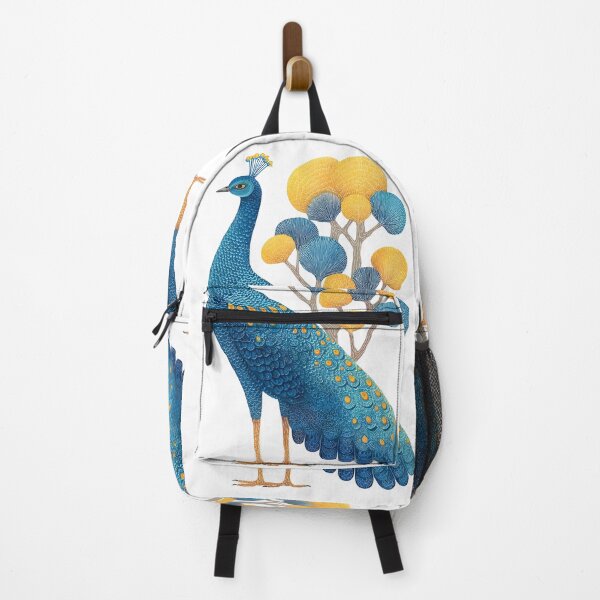 Item preview, Wonderful detailed peacock gond art designed and sold by wonderisland.