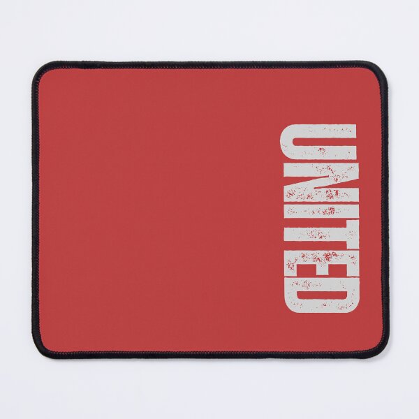 Item preview, Manchester Utd fan 'UNITED' vertical design grey designed and sold by Fanominal.