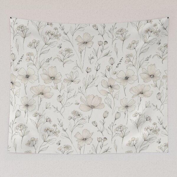 Item preview, Hand Drawn Flower designed and sold by CoolPixels.