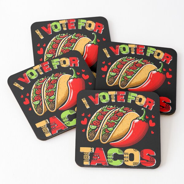 Item preview, I Vote For Tacos Lovers designed and sold by Faiza Styles.