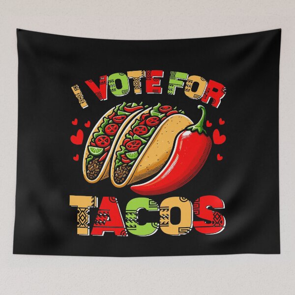 Item preview, I Vote For Tacos Lovers designed and sold by Faiza Styles.