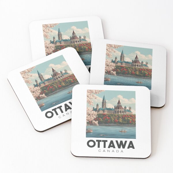 Item preview, A Vintage Illustration of Ottawa - Canada  designed and sold by GoodOldVintage.